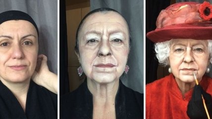Визажист мастерски превращает себя в известных людей при помощи макияжа (Фото) 