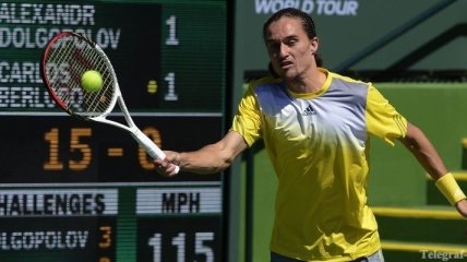 Украинец Александр Долгополов выбыл из турнира в Майами