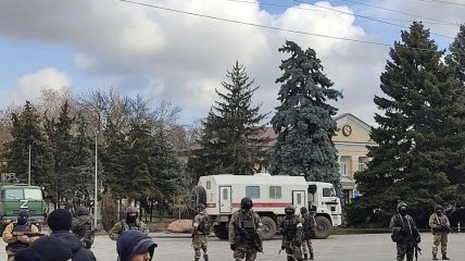 Российские войска вошли в Скадовск 9 марта