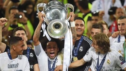 "Реал" отпраздновал победу в Лиге чемпионов (Фото)