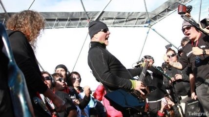 Группа Metallica отыграла концерт в Антарктике