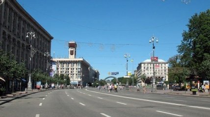 Главную улицу Киева перекроют на 7 дней праздников