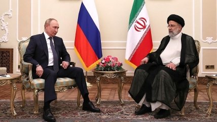 Російський диктатор з президентом Ірану