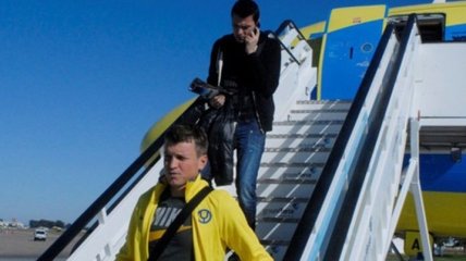 В каком составе сборная Украины прилетела в Испанию
