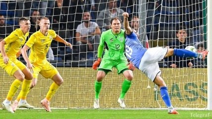 Италия - Украина 1:1: события матча (Видео)