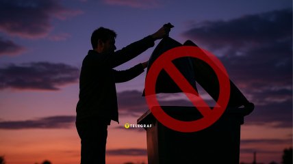 Выбрасывать мусор вечером 6 ноября запрещено