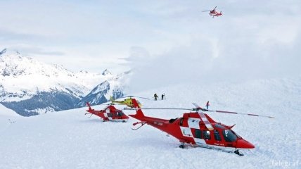 Четыре лыжника погибли в результате схода лавины в Альпах