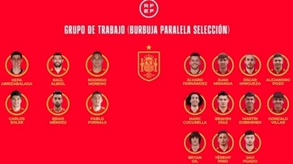 Пострадавшую от коронавируса сборную Испании пополнили ещё 11 футболистов