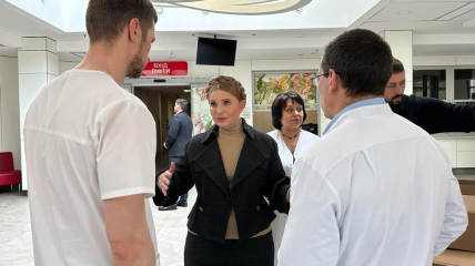Юлия Тимошенко приняла участие в благотворительном мероприятии, где собрали средства на укрытие для детей в "Охматдете"
