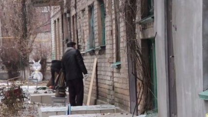 Попасная превратилась в руины после обстрела "Градами" (Видео)