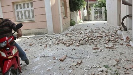 Появились кадры землетрясения у берегов греческого Лесбоса (Видео)