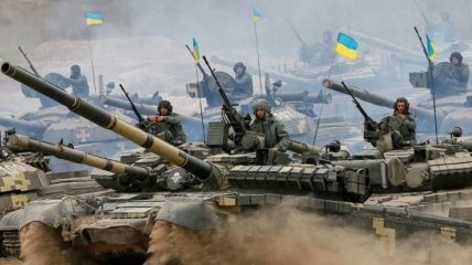 Украинские военные, неустанно стоящие на защите Родины