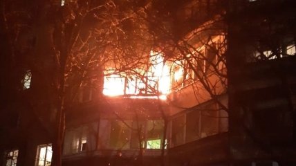 Пожар в многоэтажке Кривого Рога: эвакуировали четырех пенсионеров