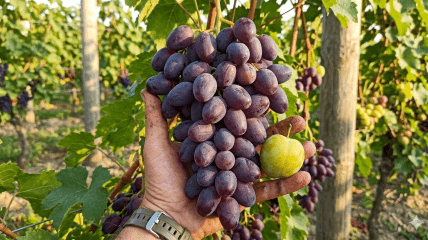 Виноград Рембо — настоящий силач и просто красавец