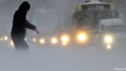 ГАИ предупреждает водителей о сильных снегопадах