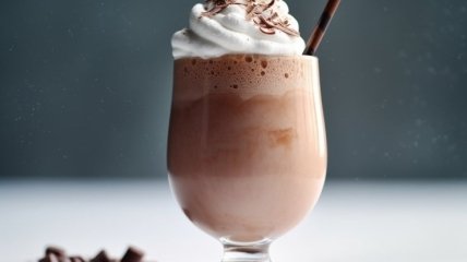 Вкусный замороженный горячий шоколад