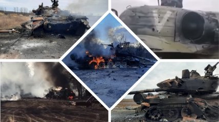 Вражеские танки и вертолеты ненадолго задерживаются на украинской земл