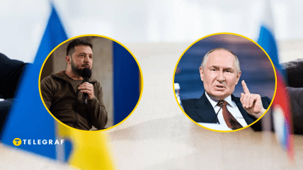 Володимир Зеленський та Володимир Путін