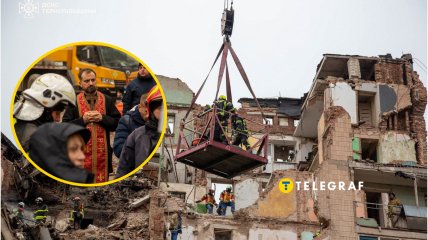 Зруйнований ракетою РФ дім у Тернополі