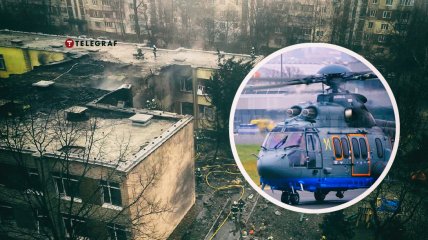 Вертолет Super Puma, на котором летело руководство МВД, Украине передала Франция