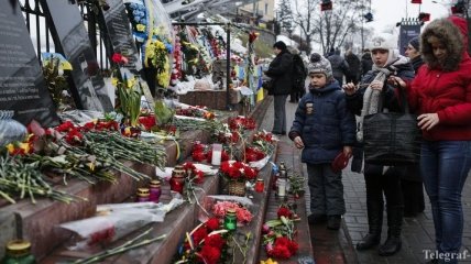 Украина сегодня чествует память Героев Небесной Сотни