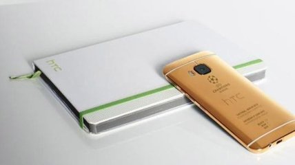 HTC презентовала смартфон One M9 из 24-каратного золота