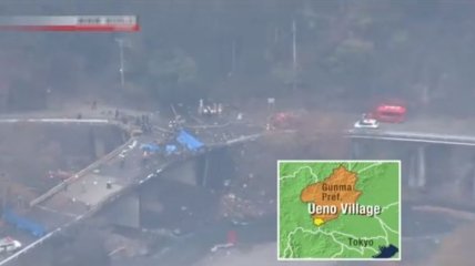 В Японии упал вертолет: весь экипаж погиб (Видео)