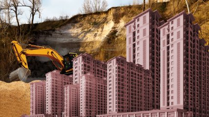 На Батиєвій горі могли вирости багатоповерхівки. Фото Колаж "Телеграфа"