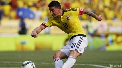 Ключевой полузащитник сборной Колумбии может пропустить матч с Парагваем