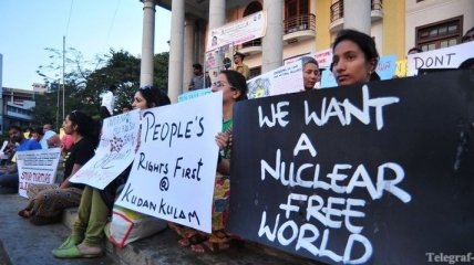В Индии возобновились протесты против АЭС "Куданкулам"