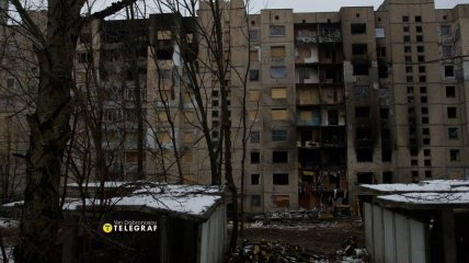 Будинок у Києві, який пережив ворожу атаку