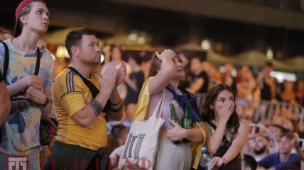 Грусть и разочарование: эмоции киевлян на поражение сборной Украины от Англии (фото)