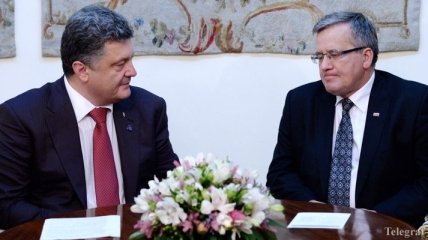 Петр Порошенко встретился с президентом Польши