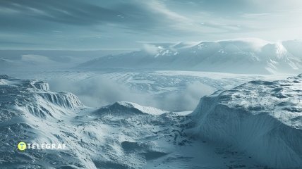 Антарктида – ледовый мир, скрывающий богатство тайн (фото созданное с помощью ИИ)