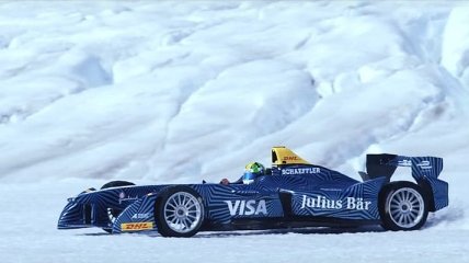 Вице-чемпион Формулы-Е провел демонстрационные заезды в Гренландии (Видео)