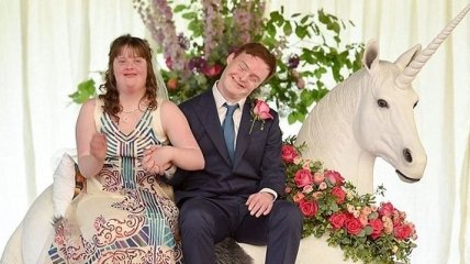 Фантастическая свадьба пары с синдромом Дауна, которая потрясла мир (Фото)