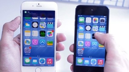 Как выглядит iOS 8 на экране 4,7-дюймового iPhone 6?