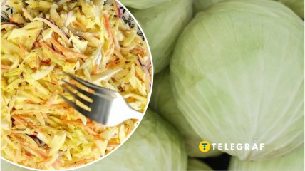 Салат зі старої капусти з корейською морквою