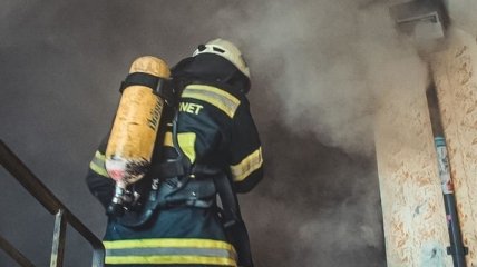 На пожаре под Киевом сгорел пенсионер (фото с места)