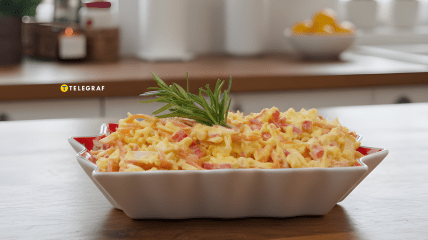 Цей салат з крабових паличок готується за лічені хвилини