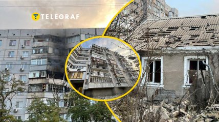 Наслідки ударів РФ по Херсону