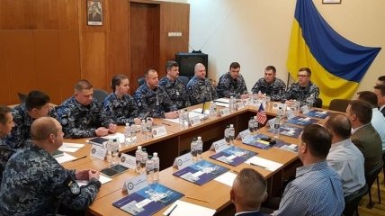 ВМС Украины проводят рабочую встречу с коллегами из ВМС США