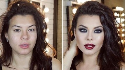 Радикальное преображение женщин при помощи макияжа (Фото)