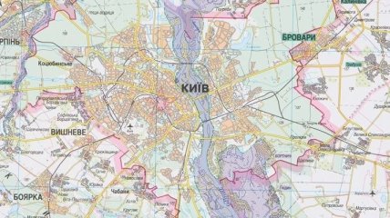 Верховную Раду попросили утвердить границы Киева