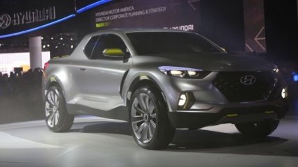 Hyundai презентовала необычный пикап Santa Cruz