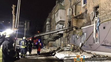 В результате взрыва пострадал четырехэтажный дом на улице Франко в Запорожье