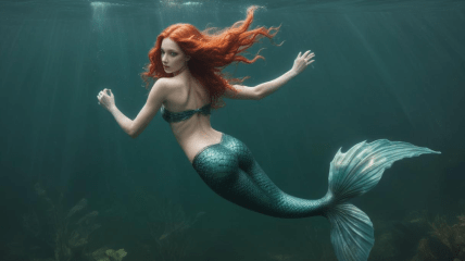 Русалка -  візуалізація штучного інтелекту