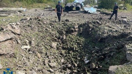 Наслідки обстрілу аеропорту "Канатове" російськими військами