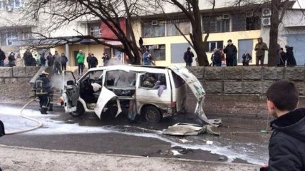 В Харькове взорвался автомобиль комбата "Слобожанщины" (Фото, Видео)