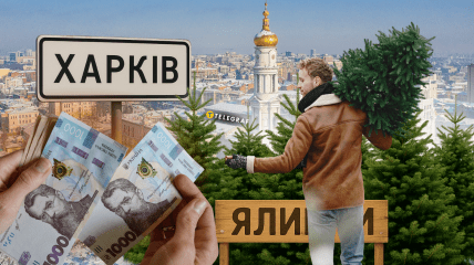 Новогодние елки в Харькове